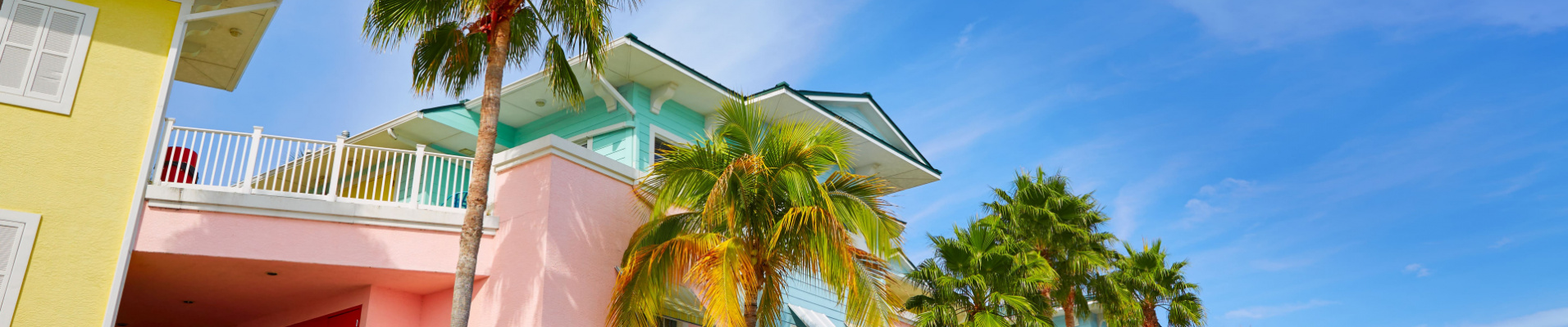 Maisons colorées Floride