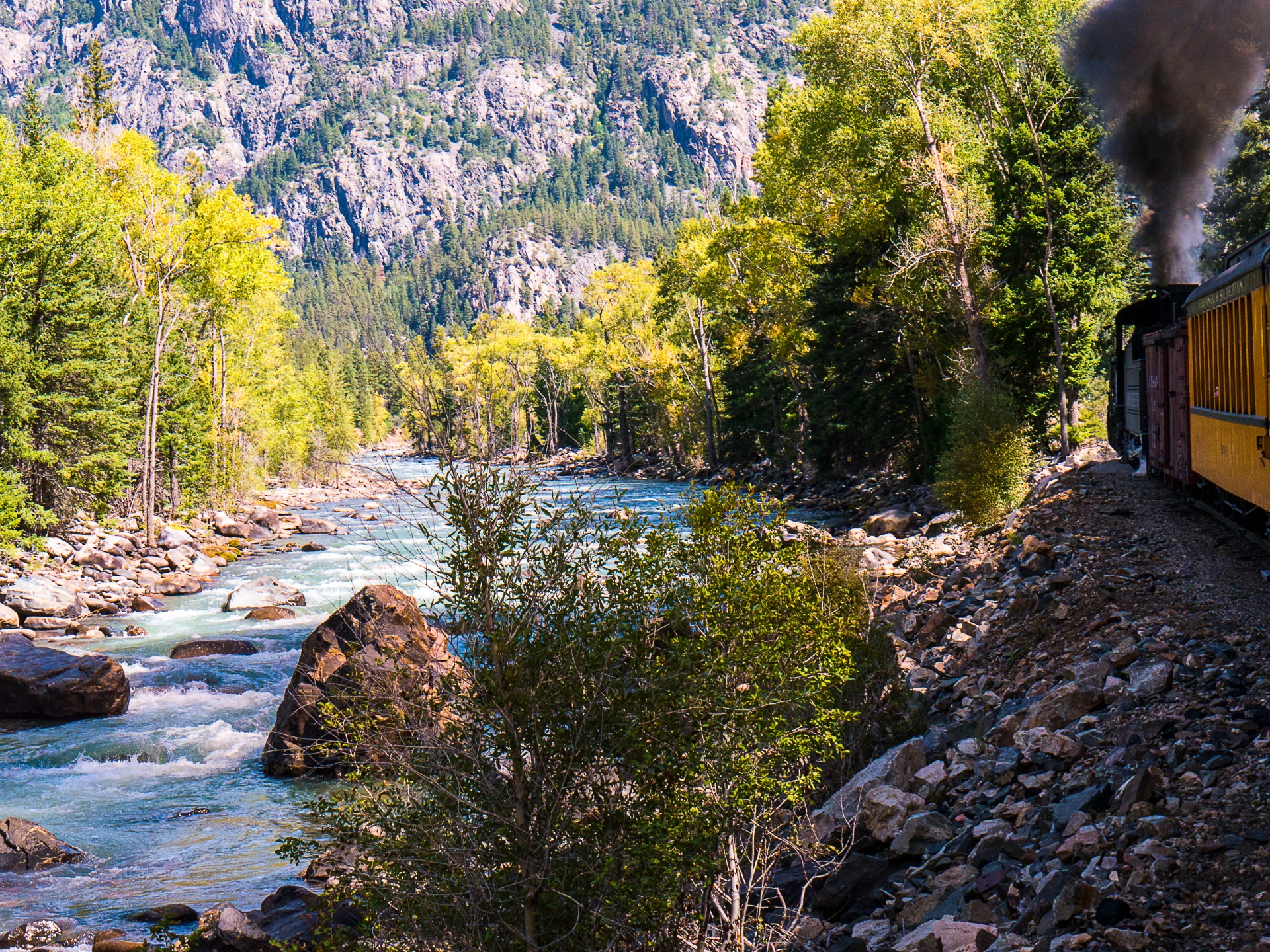 Le train de Durango à Silverton
