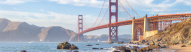 Coucher de soleil - Golden Gate Bridge