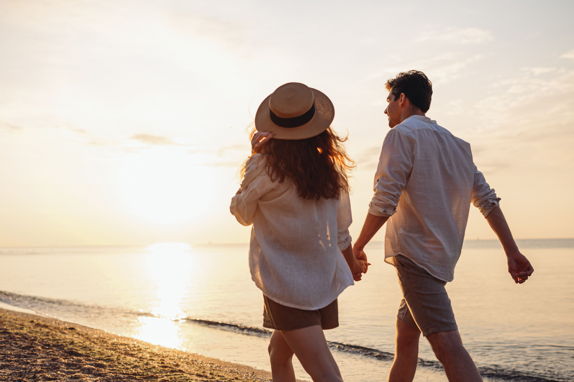 Couple à la plage