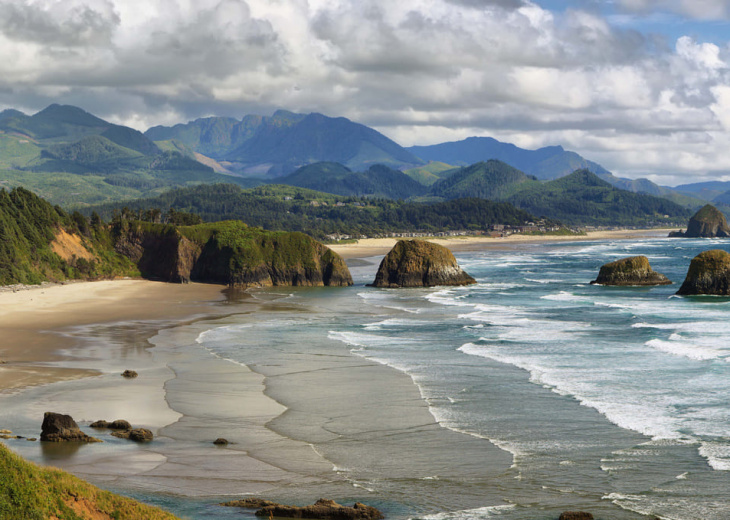 Plage de l'oregon