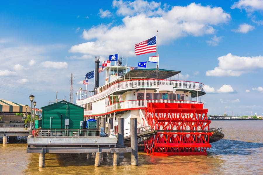 Bateau à Vapeur - Rivière Mississippi