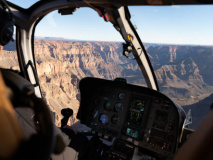 Hélicoptère au Grand Canyon