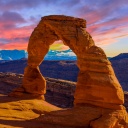 arche-arches-national-park-coucher-soleil-usa