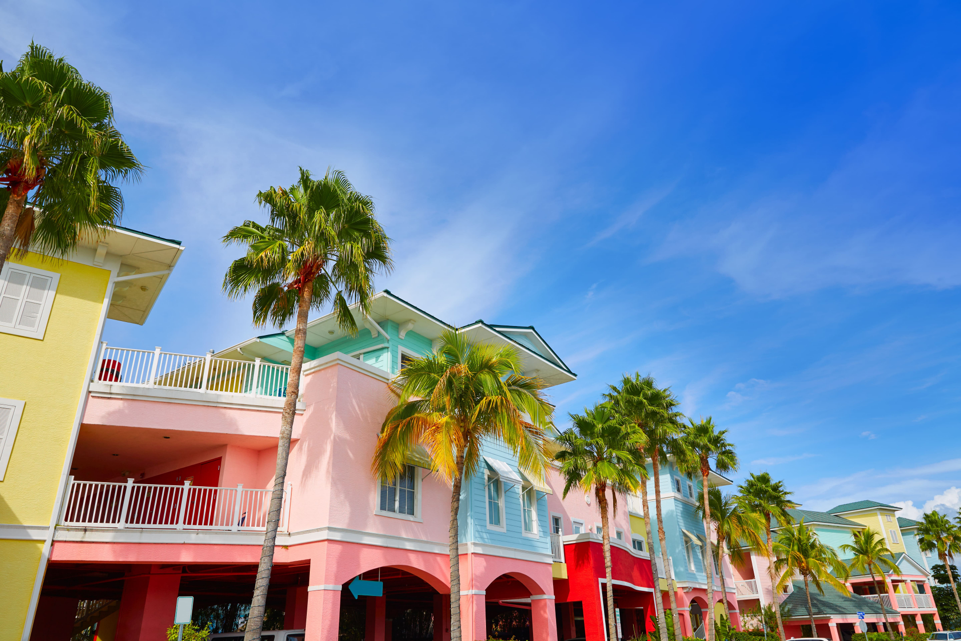Maisons colorées Floride